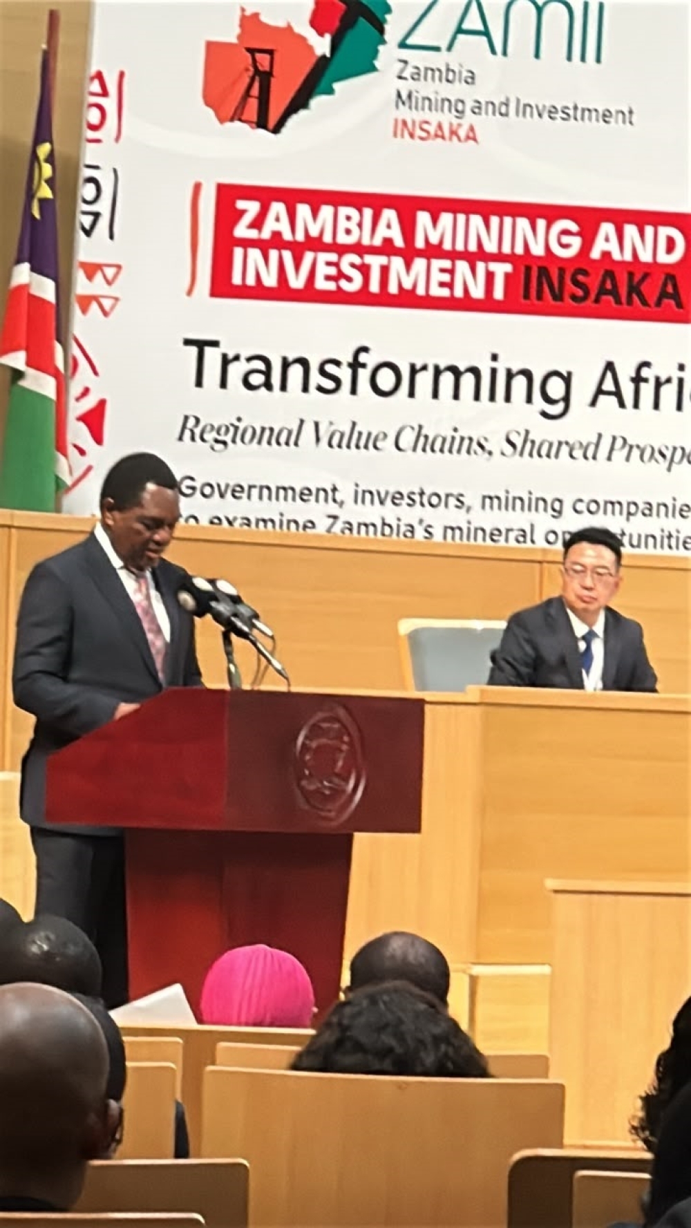 Mr. President addressing the Conference.
